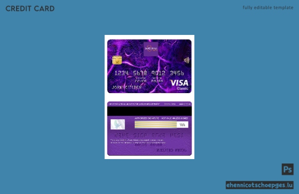 Beispielvorschau der Laos Indochina Bank Visa Classic Karte